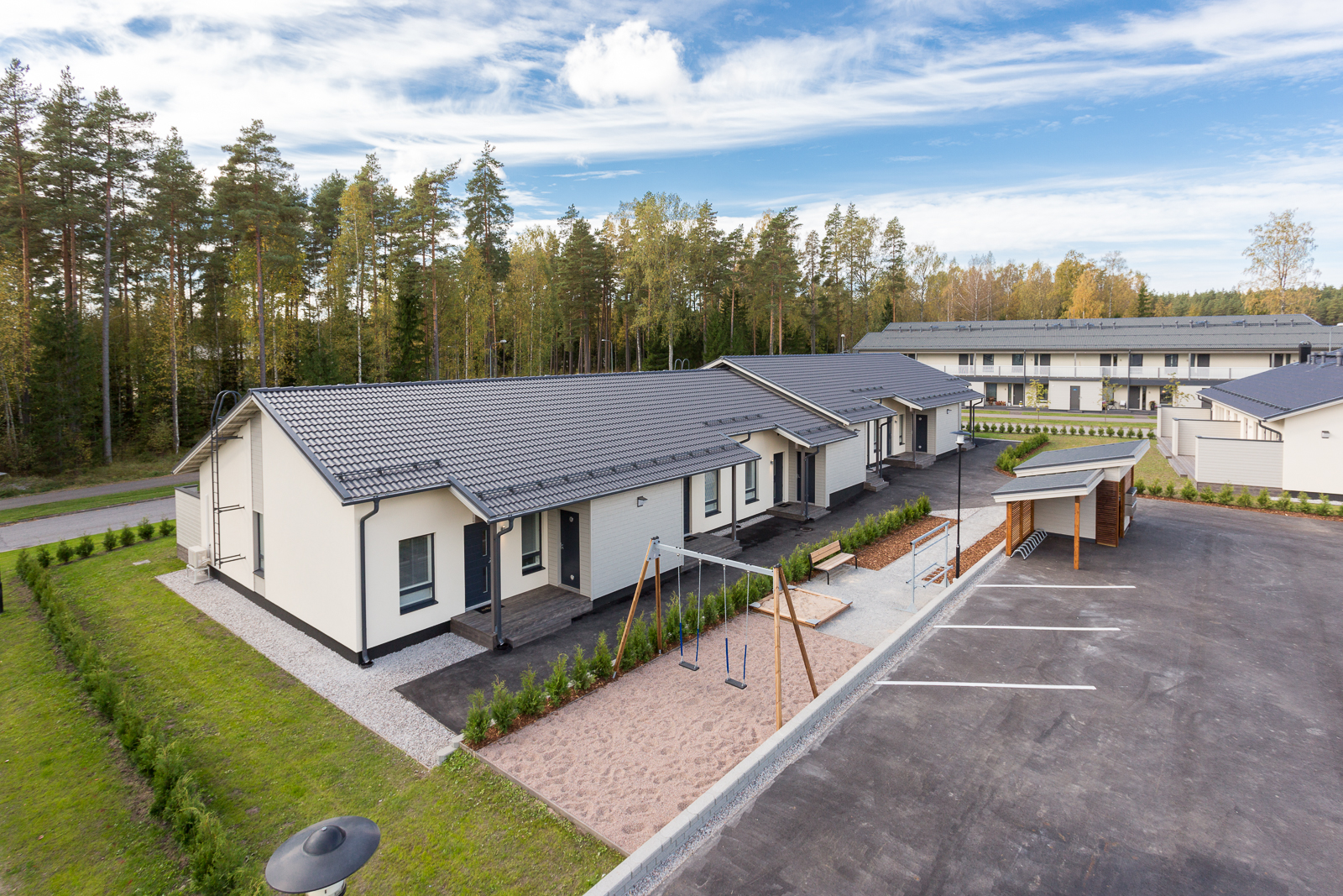 Tasoittajankatu, Lohja - Piha-alue